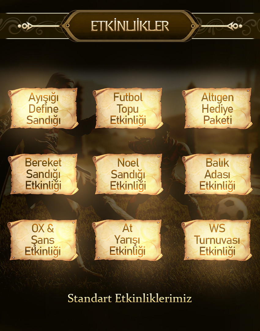 Etkinlikler