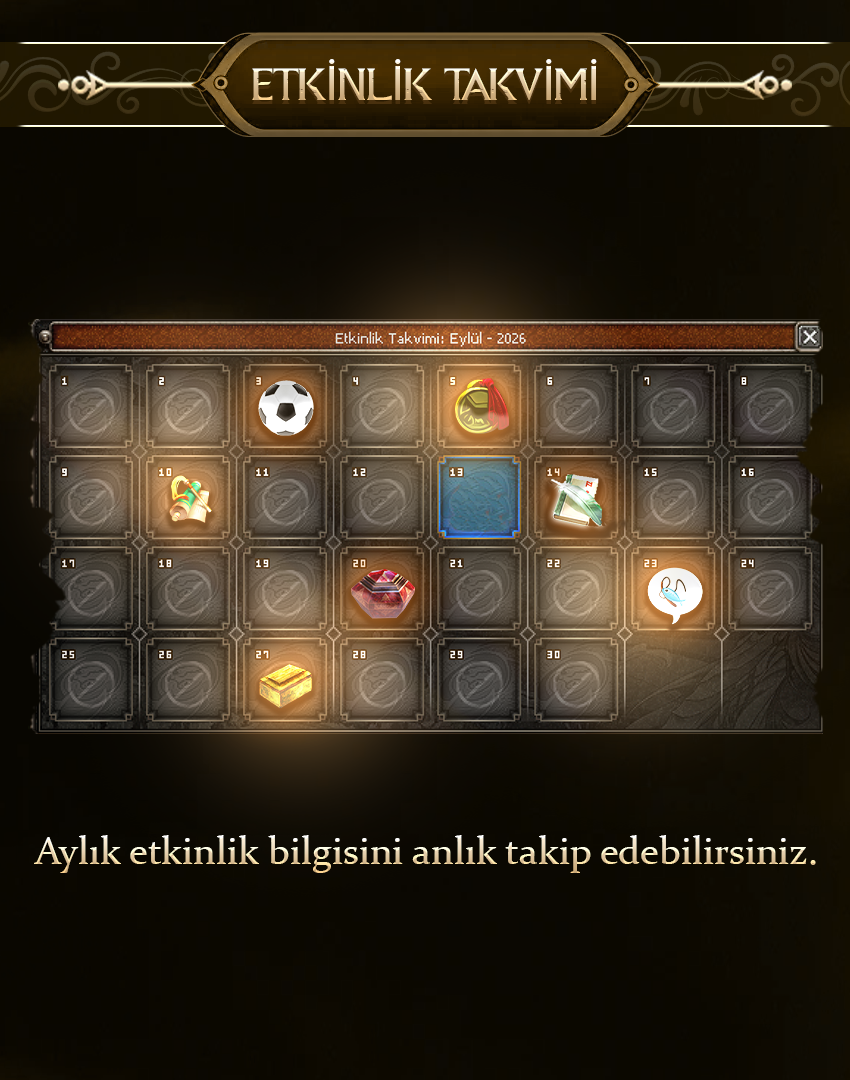 Etkinlik Takvimi